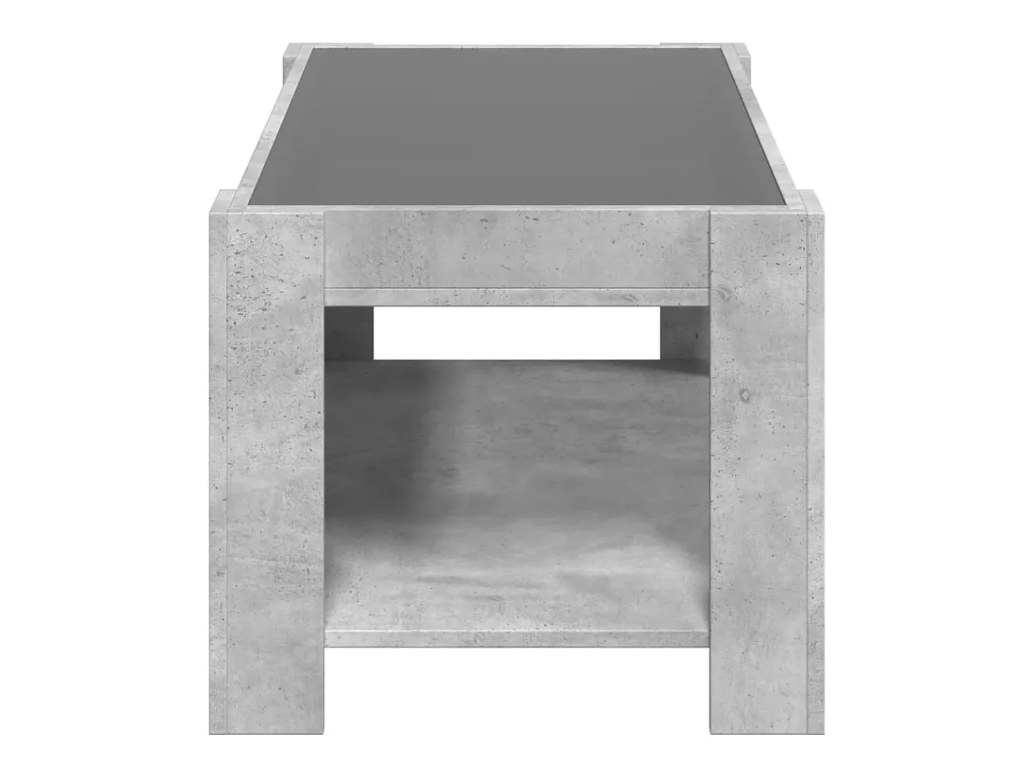 Mesa de centro | Mesa de apoio c/ LEDs 93x53x45 derivados de madeira^ Mesa De Centro
