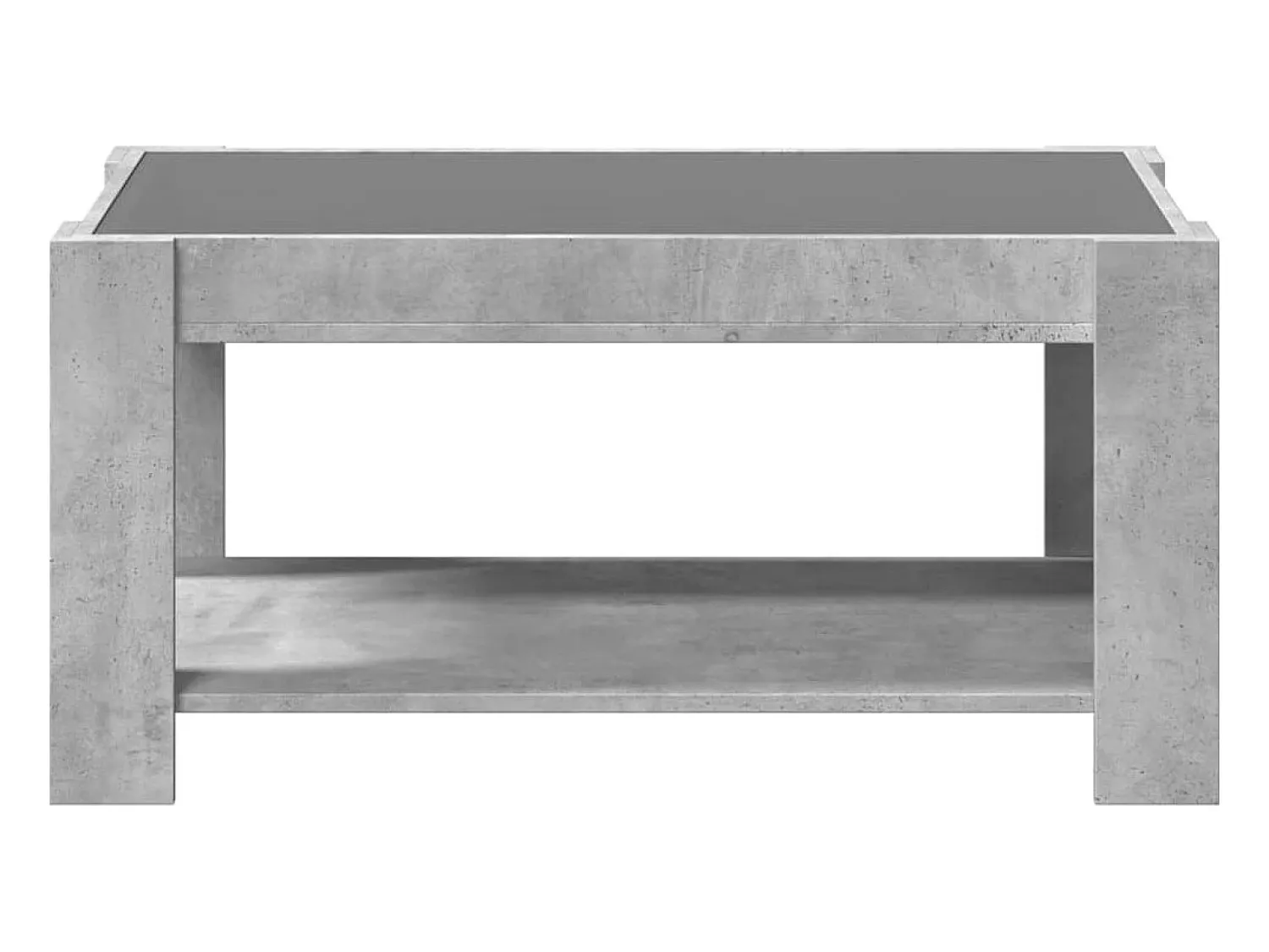 Mesa de centro | Mesa de apoio c/ LEDs 93x53x45 derivados de madeira^ Mesa De Centro