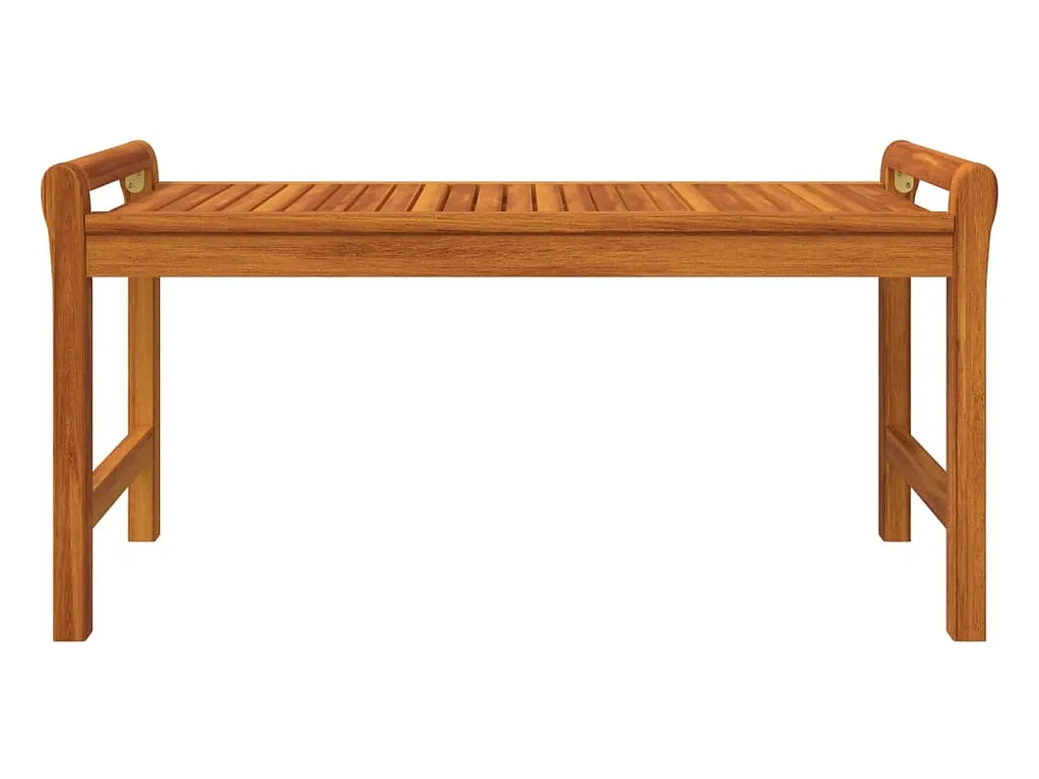Mesa De Centro| Mesa de centro | Mesa de apoio | Mesa de café 100x50x50 cm madeira de acácia maciça Castanho