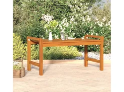Mesa De Centro| Mesa de centro | Mesa de apoio | Mesa de café 100x50x50 cm madeira de acácia maciça Castanho