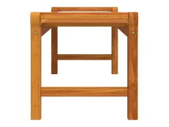 Mesa De Centro| Mesa de centro | Mesa de apoio | Mesa de café 100x50x50 cm madeira de acácia maciça Castanho