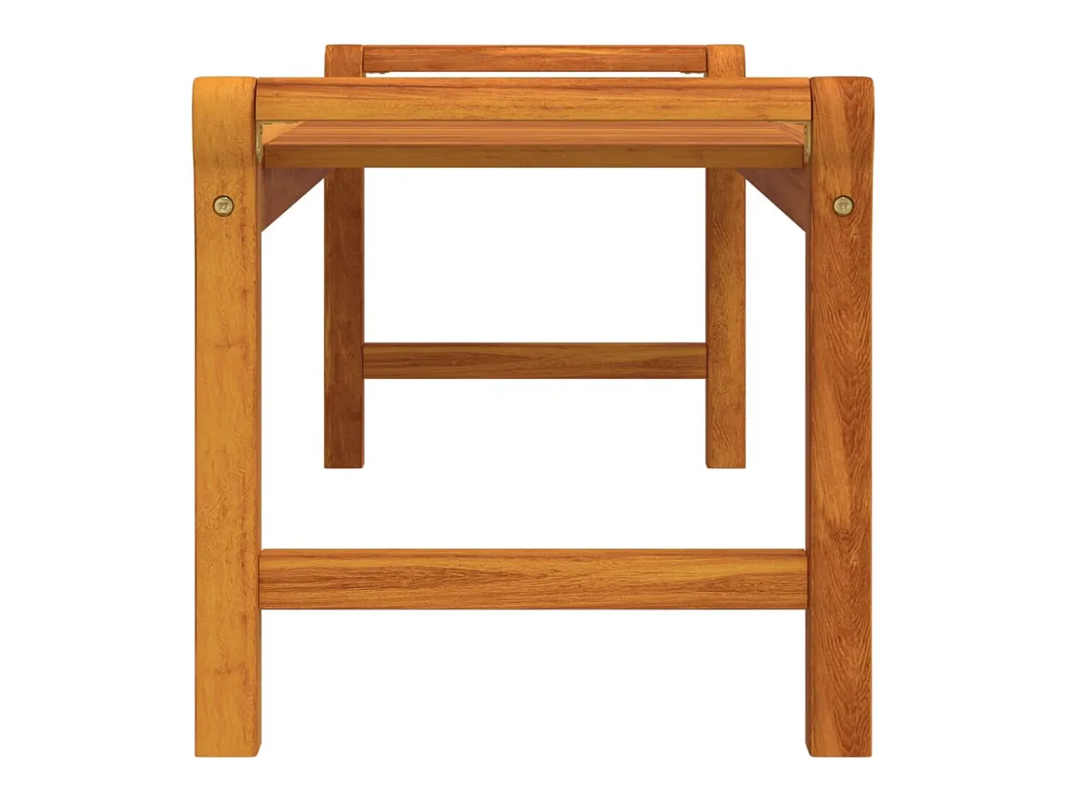 Mesa De Centro| Mesa de centro | Mesa de apoio | Mesa de café 100x50x50 cm madeira de acácia maciça Castanho