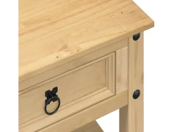 Best Mesa de centro | Mesa de apoio com gavetas Corona 100x48x45 cm pinho maciço Castanho
