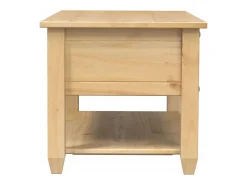 Best Mesa de centro | Mesa de apoio com gavetas Corona 100x48x45 cm pinho maciço Castanho