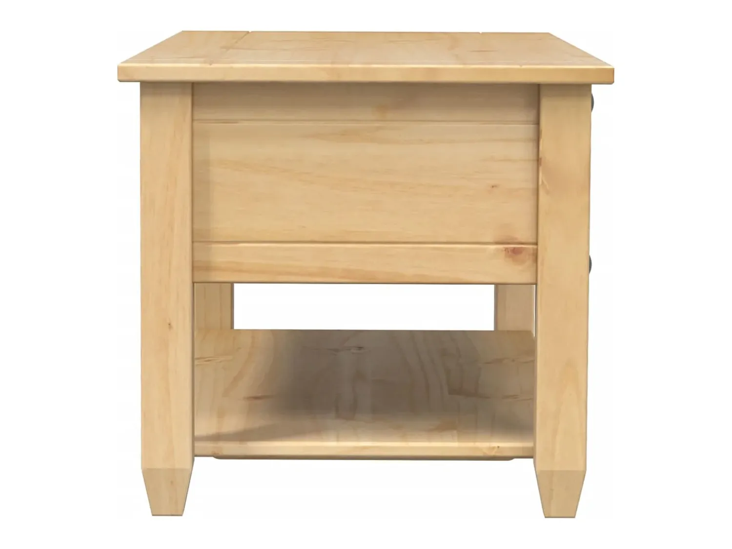 Best Mesa de centro | Mesa de apoio com gavetas Corona 100x48x45 cm pinho maciço Castanho