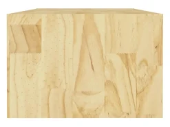 Mesa De Centro* Mesa de centro | Mesa de apoio | Mesa de café 110x50x34 cm madeira de pinho maciça Castanho