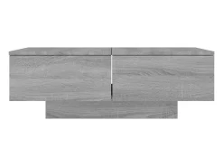 Mesa De Centro| Mesa de centro | Mesa de apoio 90x60x31 cm derivados de madeira sonoma Cinzento