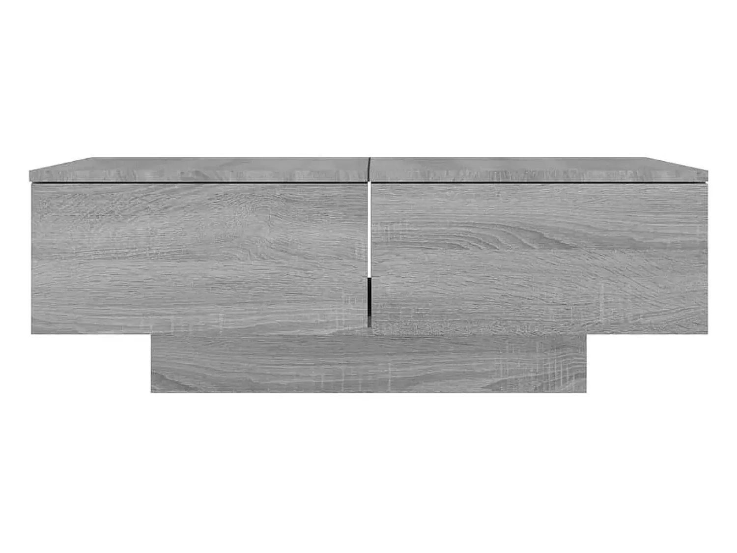 Mesa De Centro| Mesa de centro | Mesa de apoio 90x60x31 cm derivados de madeira sonoma Cinzento