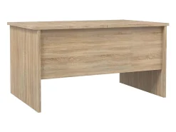 Mesa de centro | Mesa de apoio 80x50x42.5 cm madeira processada carvalho sonoma^ Mesa De Centro