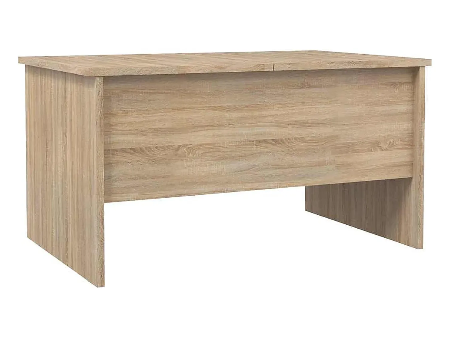 Mesa de centro | Mesa de apoio 80x50x42.5 cm madeira processada carvalho sonoma^ Mesa De Centro