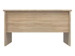 Mesa de centro | Mesa de apoio 80x50x42.5 cm madeira processada carvalho sonoma^ Mesa De Centro