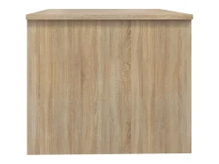 Mesa de centro | Mesa de apoio 80x50x42.5 cm madeira processada carvalho sonoma^ Mesa De Centro