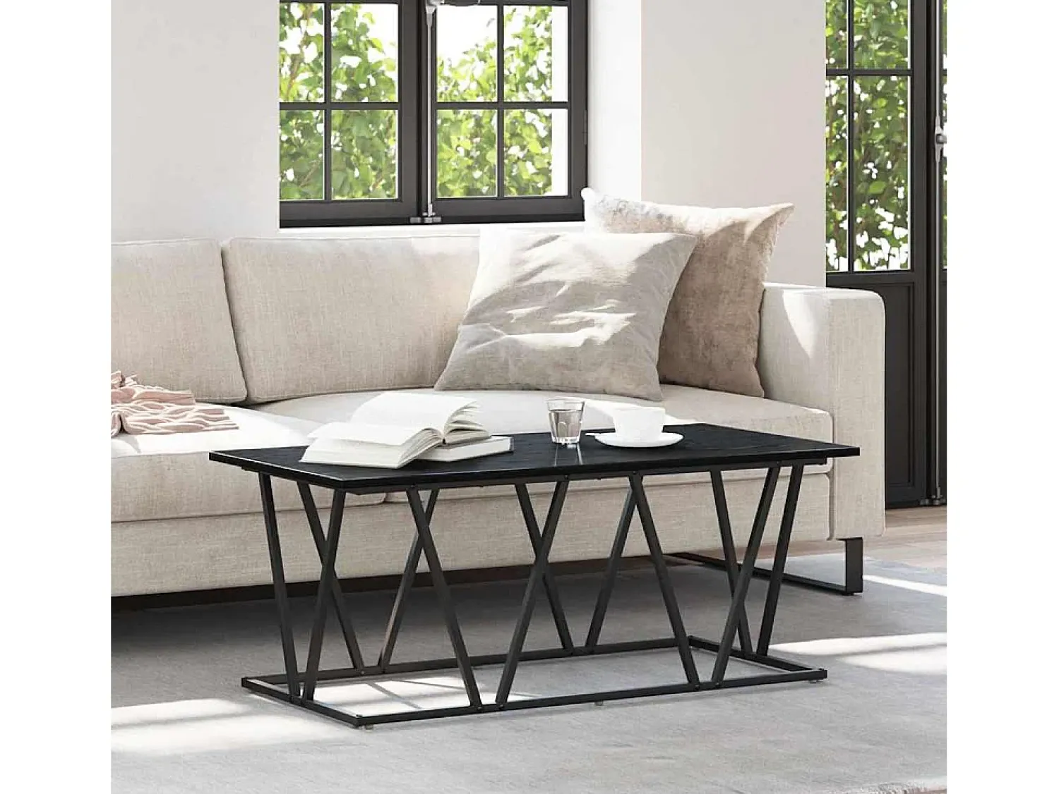 Mesa de centro | Mesa de apoio | Mesa de café Carvalho 100x50x40 cm^ Mesa De Centro