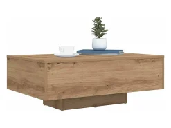 Mesa De Centro| Mesa de centro | Mesa de apoio carvalho artisiano 85x55x31 cm Castanho
