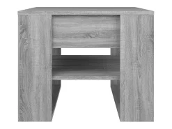 Mesa De Centro* Mesa de centro | Mesa de apoio 55.5x55x45 cm derivados de madeira sonoma Cinzento