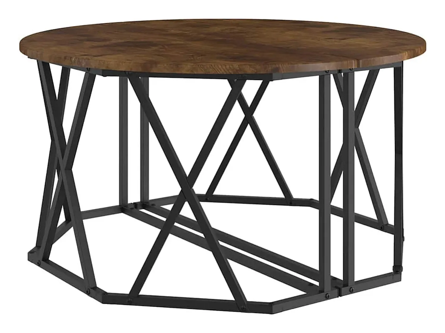 Mesa de centro | Mesa de apoio Carvalho fumado 80x80x42 cm^ Mesa De Centro