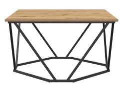 Online Mesa de centro | Mesa de apoio carvalho artisiano 80x80x45 cm Castanho