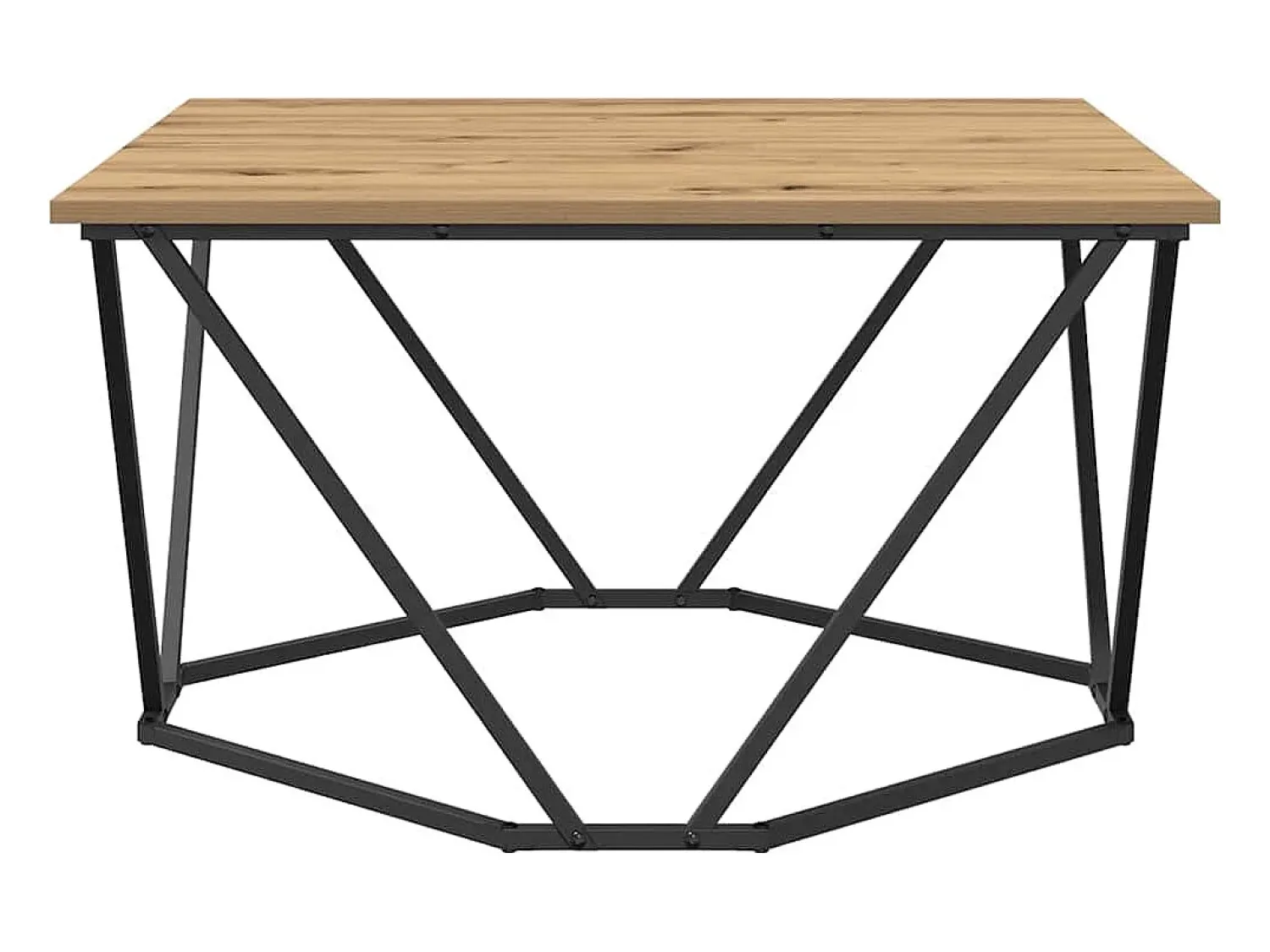 Online Mesa de centro | Mesa de apoio carvalho artisiano 80x80x45 cm Castanho