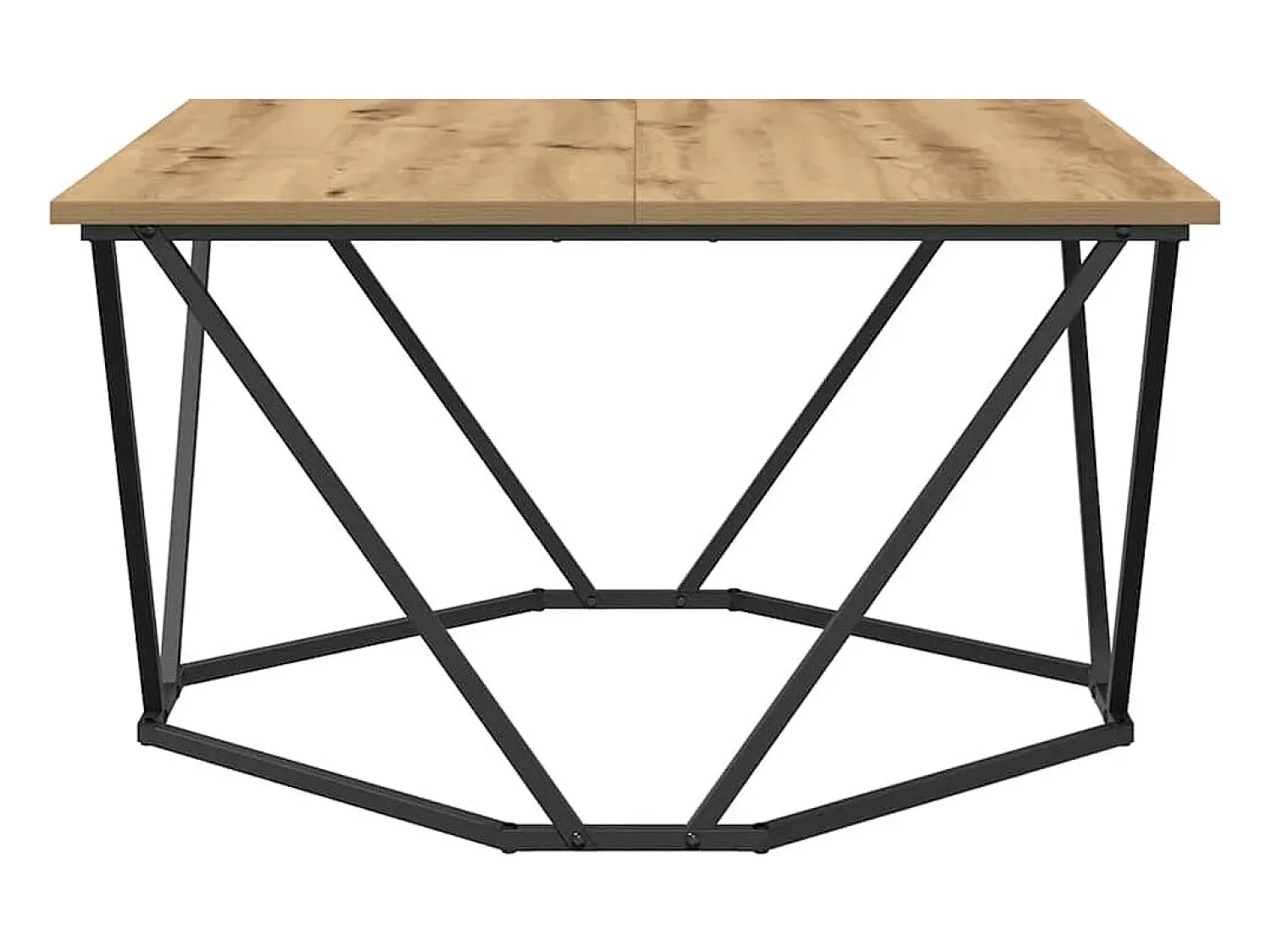 Online Mesa de centro | Mesa de apoio carvalho artisiano 80x80x45 cm Castanho