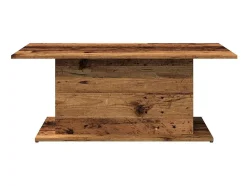 Mesa De Centro| Mesa de centro | Mesa de apoio 102x55.5x40cm derivados de madeira madeira velha Castanho
