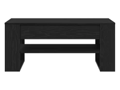 Mesa De Centro* Mesa de centro | Mesa de apoio Carvalho 102x55x45 cm Preto