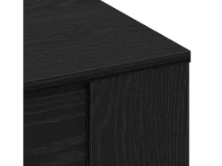 Mesa De Centro* Mesa de centro | Mesa de apoio Carvalho 102x55x45 cm Preto