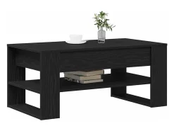Mesa De Centro* Mesa de centro | Mesa de apoio Carvalho 102x55x45 cm Preto