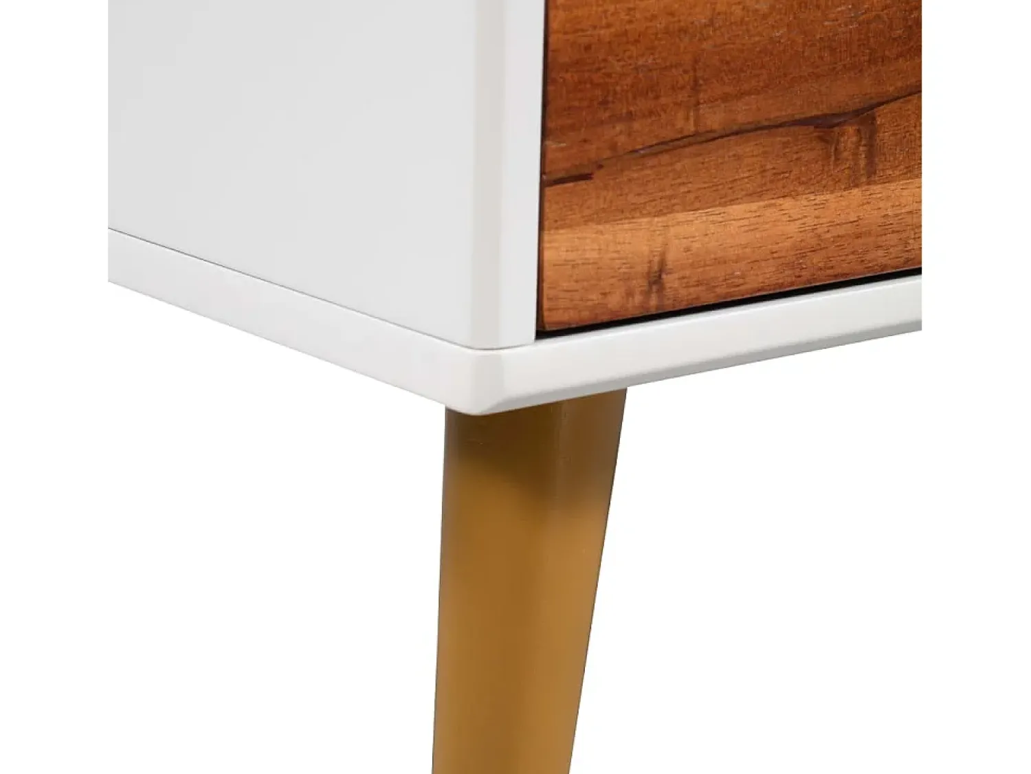 Mesa De Centro| Mesa de centro | Mesa de apoio em madeira de acácia maciça 90x50x40 cm Castanho