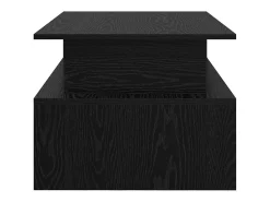 Mesa De Centro* Mesa de centro | Mesa de apoio Carvalho 90x55x42.5 cm Preto