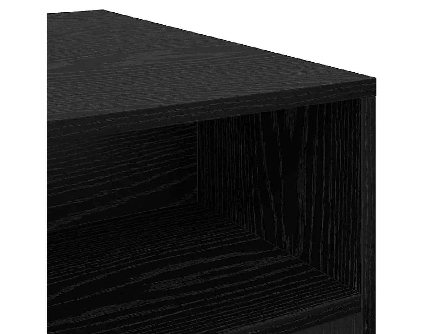 Mesa De Centro* Mesa de centro | Mesa de apoio Carvalho 90x55x42.5 cm Preto