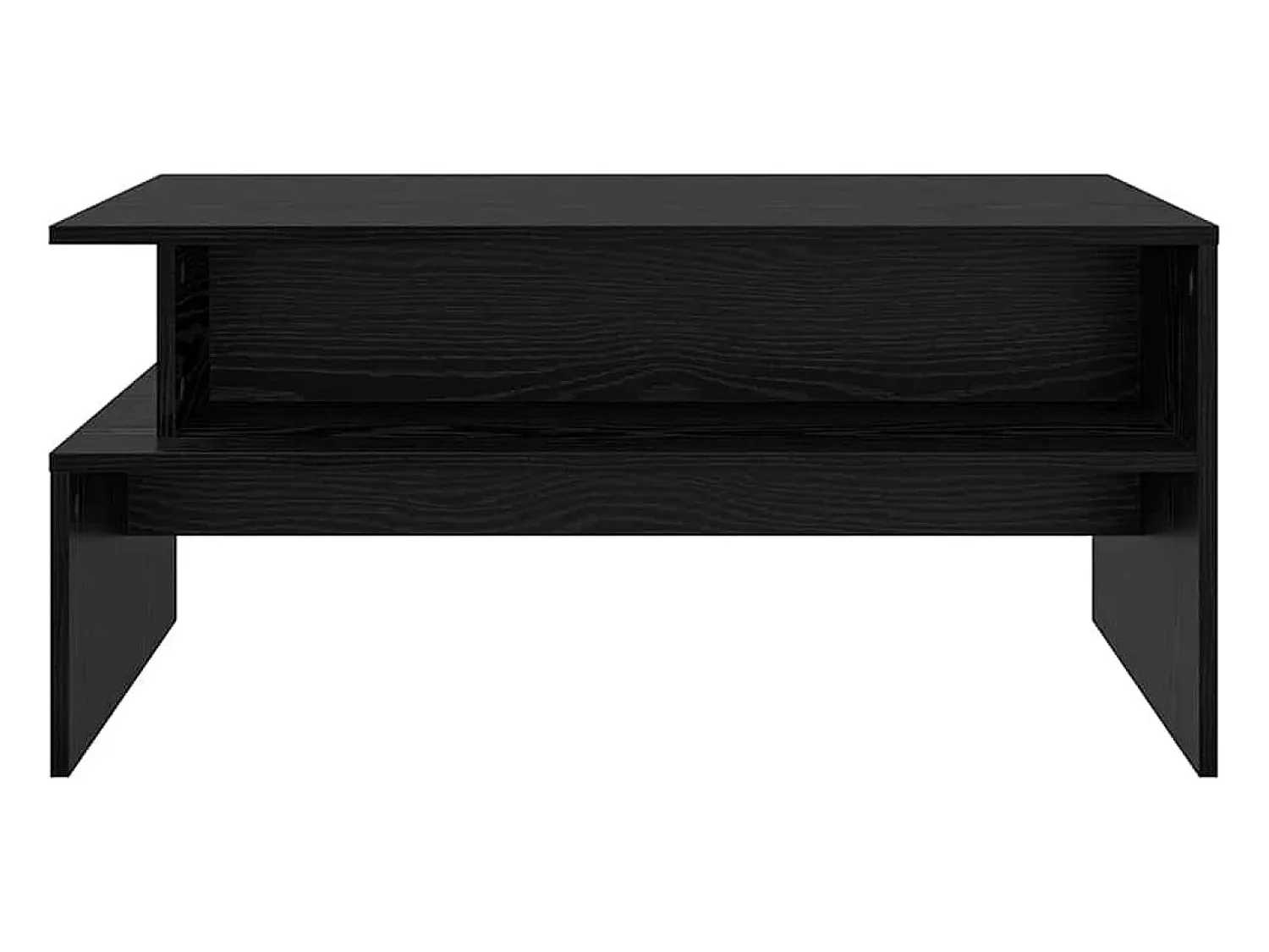 Mesa De Centro* Mesa de centro | Mesa de apoio Carvalho 90x55x42.5 cm Preto
