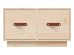 Mesa De Centro| Mesa de centro | Mesa de apoio | Mesa de café 60x53x35 cm pinho maciço Castanho