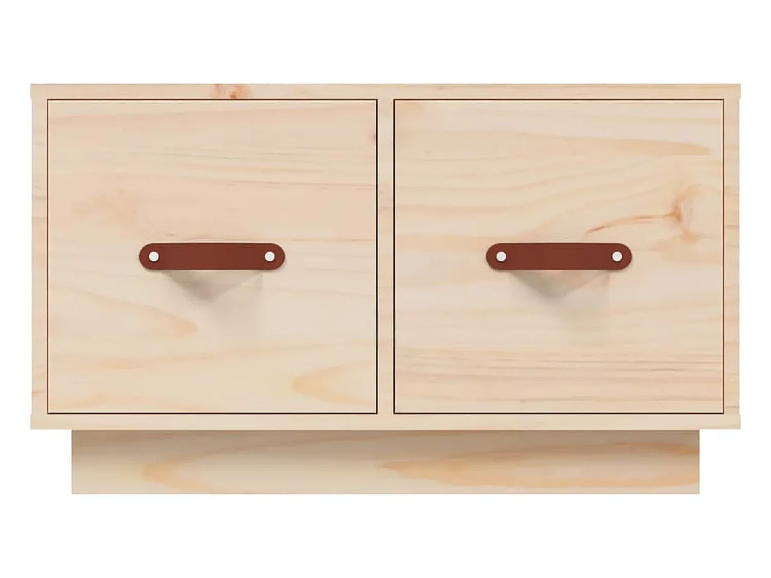 Mesa De Centro| Mesa de centro | Mesa de apoio | Mesa de café 60x53x35 cm pinho maciço Castanho