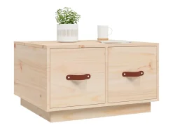 Mesa De Centro| Mesa de centro | Mesa de apoio | Mesa de café 60x53x35 cm pinho maciço Castanho