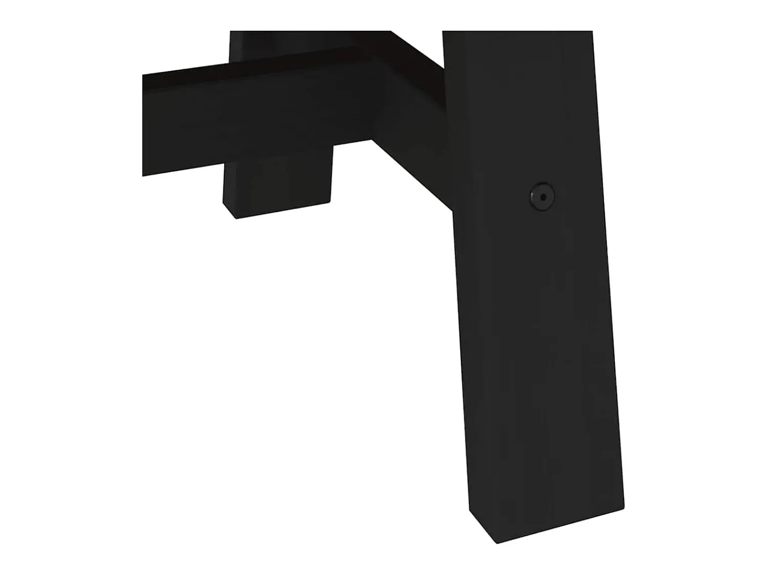 Mesa De Centro| Mesa de centro | Mesa de apoio NOAIN pernas em forma de A 120x60x40 cm Castanho