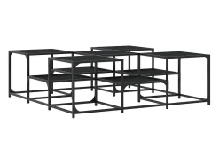 Mesa de centro | Mesa de apoio 121x121x40 cm derivados de madeira^ Mesa De Centro