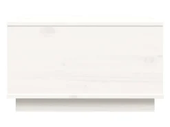 Mesa De Centro| Mesa de centro | Mesa de apoio 60x50x35 cm madeira de pinho maciça Branco