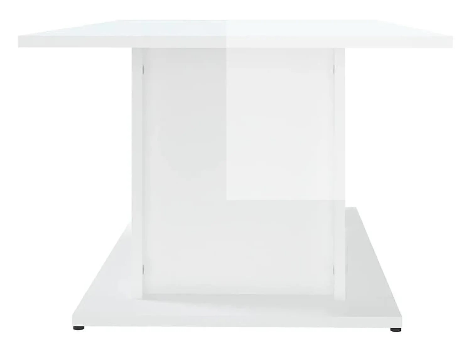Mesa De Centro| Mesa de centro | Mesa de apoio derivados de madeira brilhante Branco