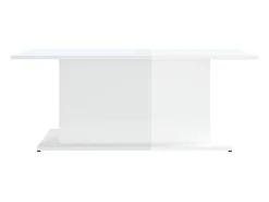 Mesa De Centro| Mesa de centro | Mesa de apoio derivados de madeira brilhante Branco