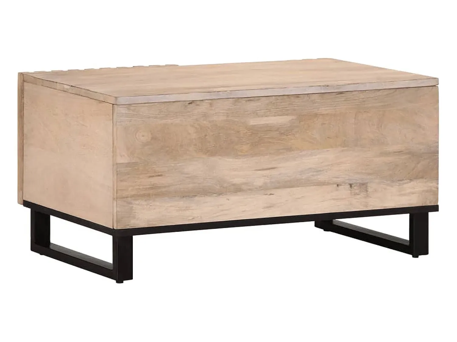 Online Mesa de centro | Mesa de apoio 80x51x40 cm madeira de mangueira maciça Branco