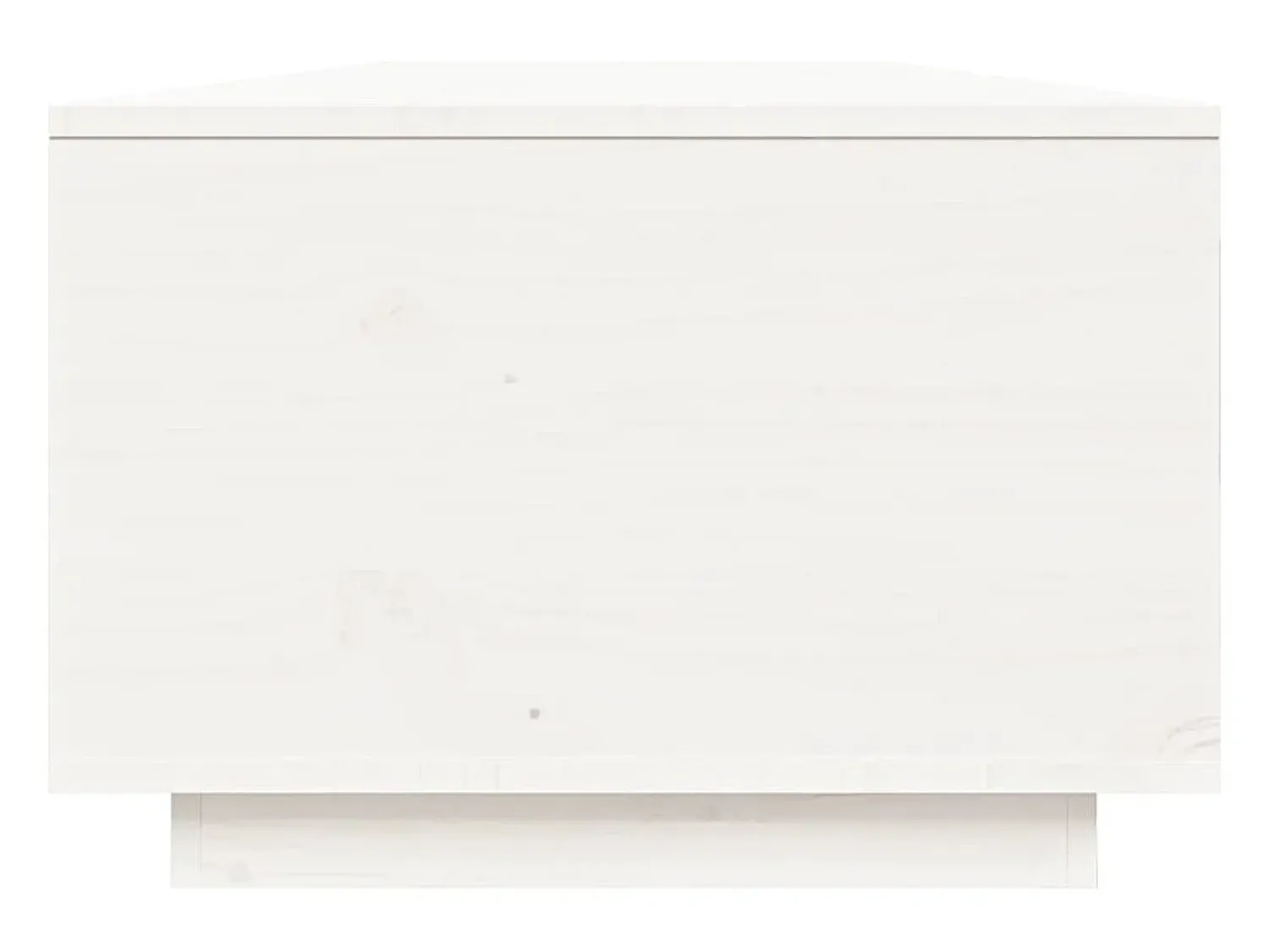Mesa De Centro| Mesa de centro | Mesa de apoio 80x80x35.5 cm madeira de pinho maciça Branco