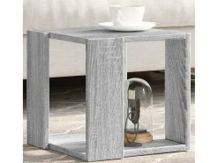 Online Mesa de centro | Mesa de apoio 32x32x30 cm derivados de madeira sonoma Cinzento