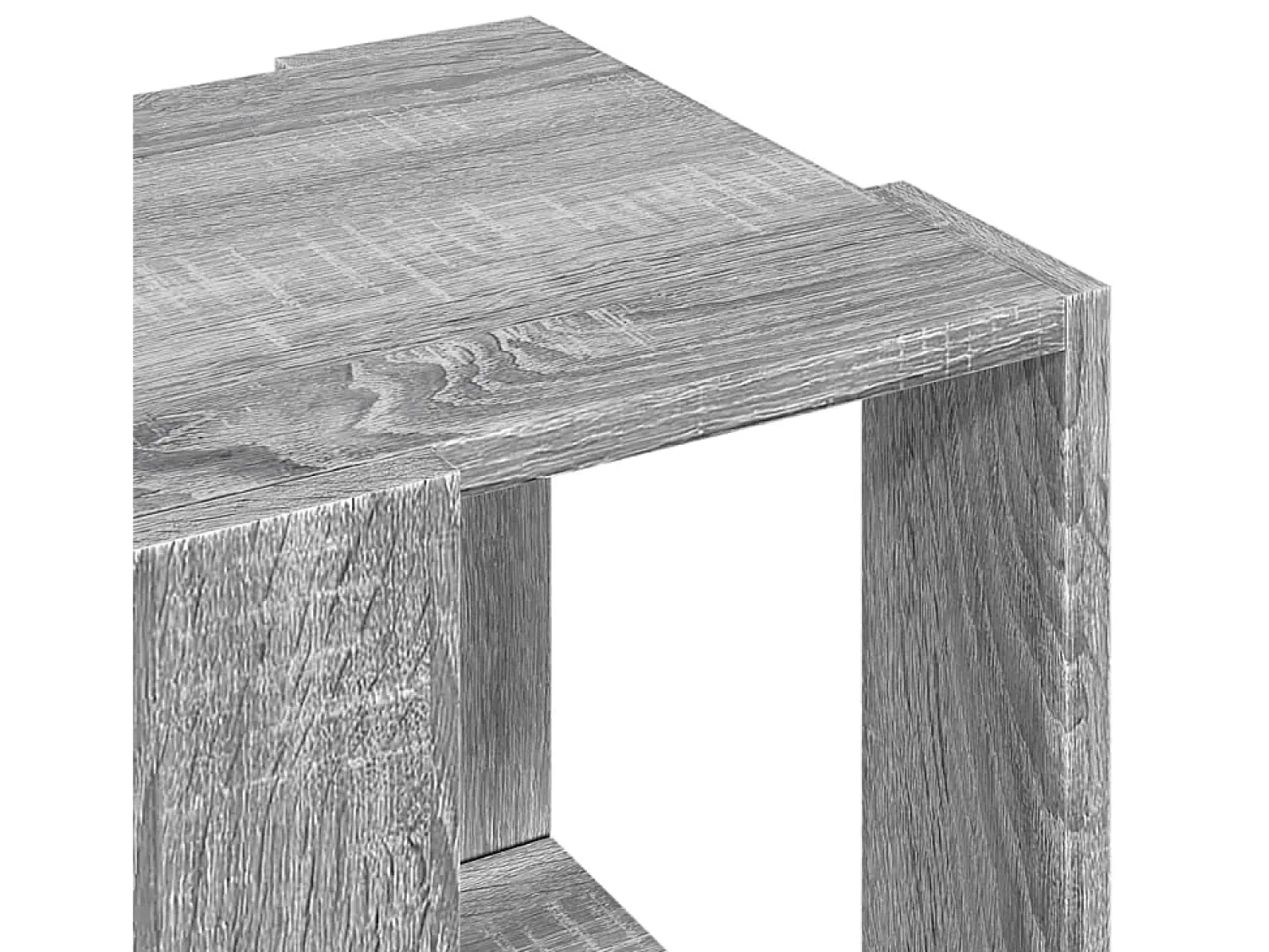 Online Mesa de centro | Mesa de apoio 32x32x30 cm derivados de madeira sonoma Cinzento
