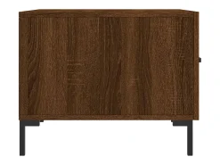 Mesa De Centro| Mesa de centro | Mesa de apoio 50x50x40 cm derivados madeira carvalho Castanho