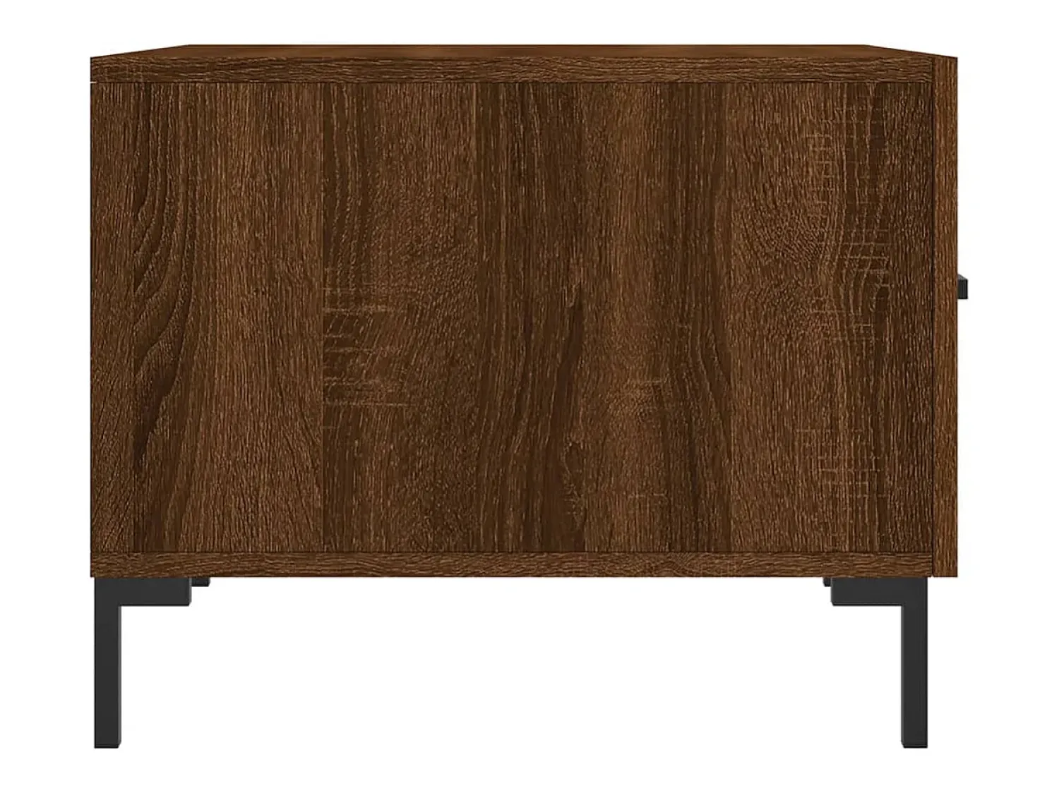 Mesa De Centro| Mesa de centro | Mesa de apoio 50x50x40 cm derivados madeira carvalho Castanho