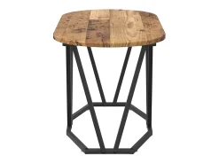 Mesa De Centro| Mesa de centro | Mesa de apoio Madeira antiga 80x40x40.5 cm Castanho