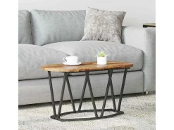 Mesa De Centro| Mesa de centro | Mesa de apoio Madeira antiga 80x40x40.5 cm Castanho
