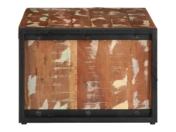 Mesa de centro | Mesa de apoio 90x50x36 cm madeira maciça recuperada^ Mesa De Centro