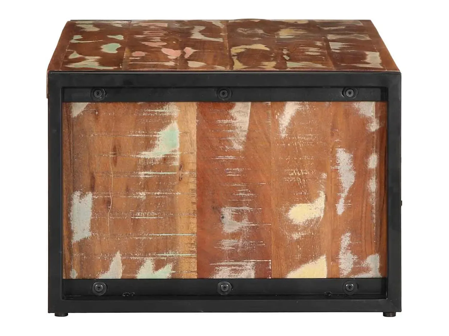 Mesa de centro | Mesa de apoio 90x50x36 cm madeira maciça recuperada^ Mesa De Centro