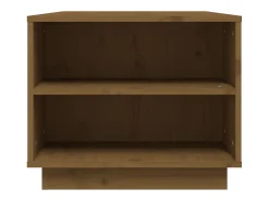 Discount Mesa de centro | Mesa de apoio 90x49x40.5 cm madeira pinho maciça mel Castanho